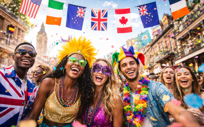 Cómo se viven los carnavales en los países de habla inglesa