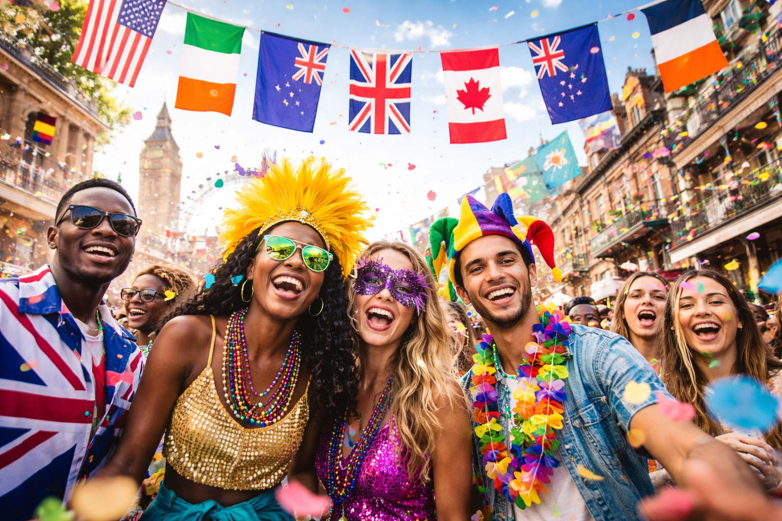 Cómo se viven los carnavales en los países de habla inglesa Cómo se viven los carnavales en los países de habla inglesa