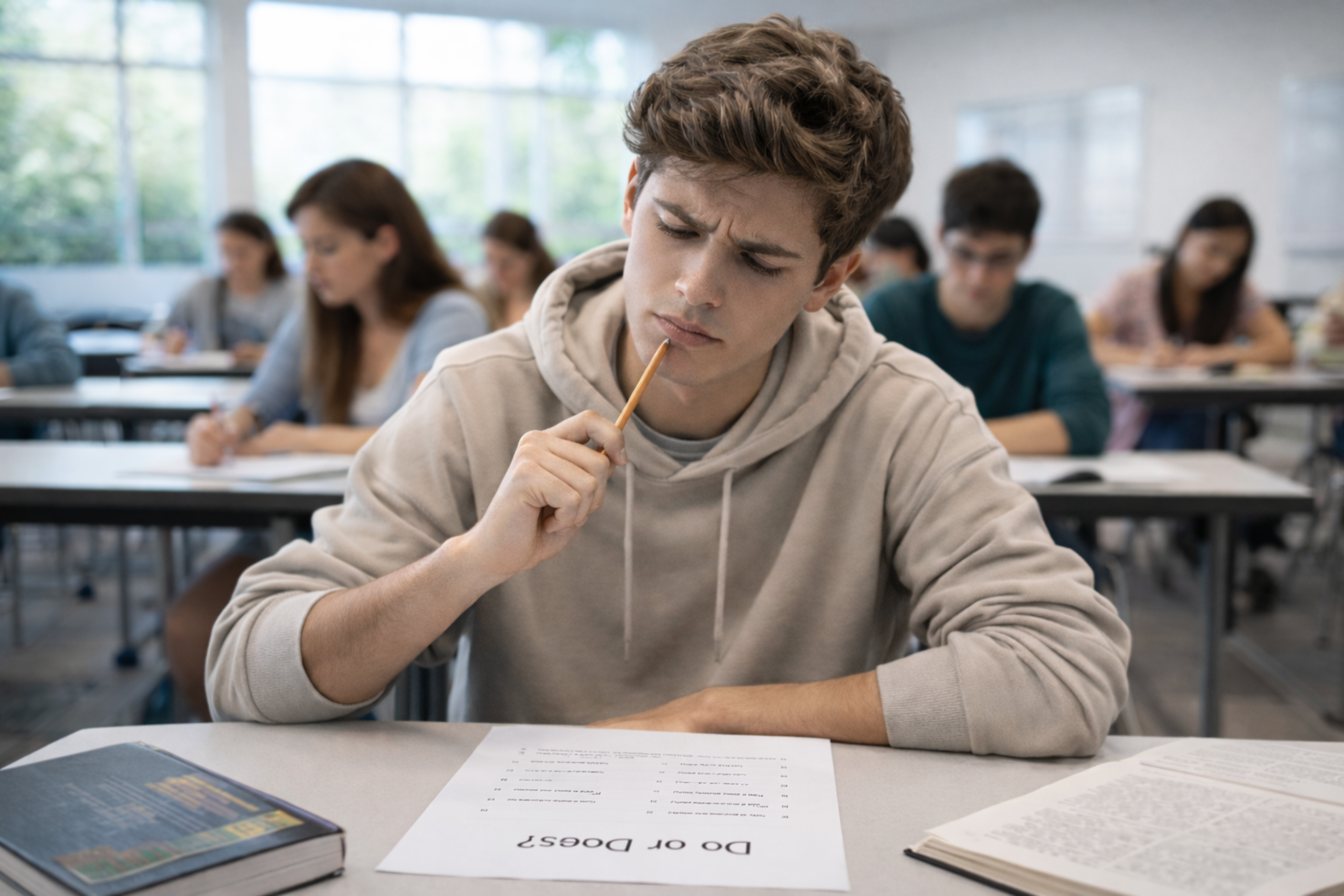 Cuándo se usa do y cuándo does