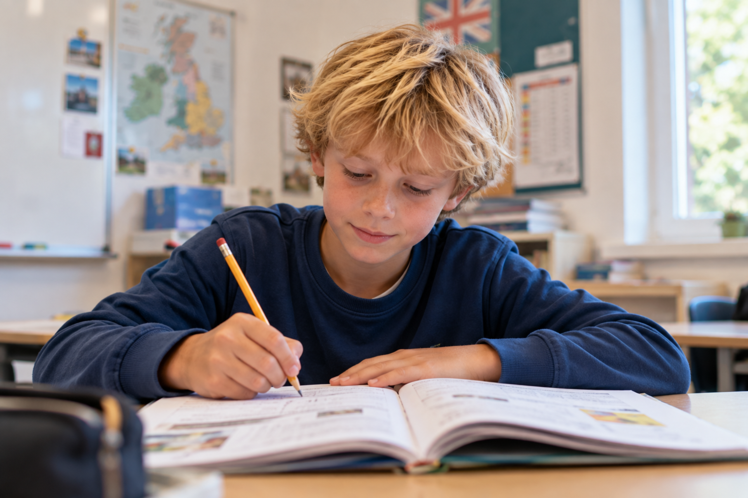Tu hijo ya estudia inglés en el colegio. ¿Necesita más?